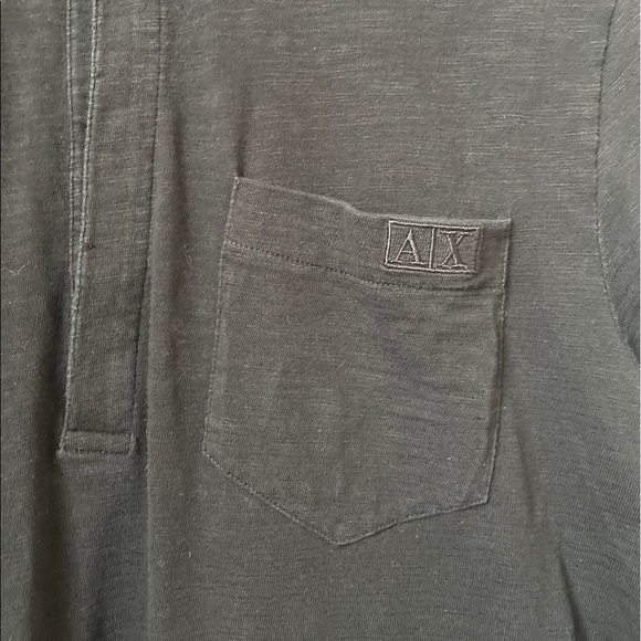 Armani Exchange faded polo tee - Picture 2 of 2